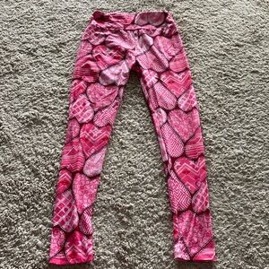 Valentine print leggings